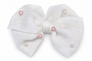 Pearl Blush Organza Bow