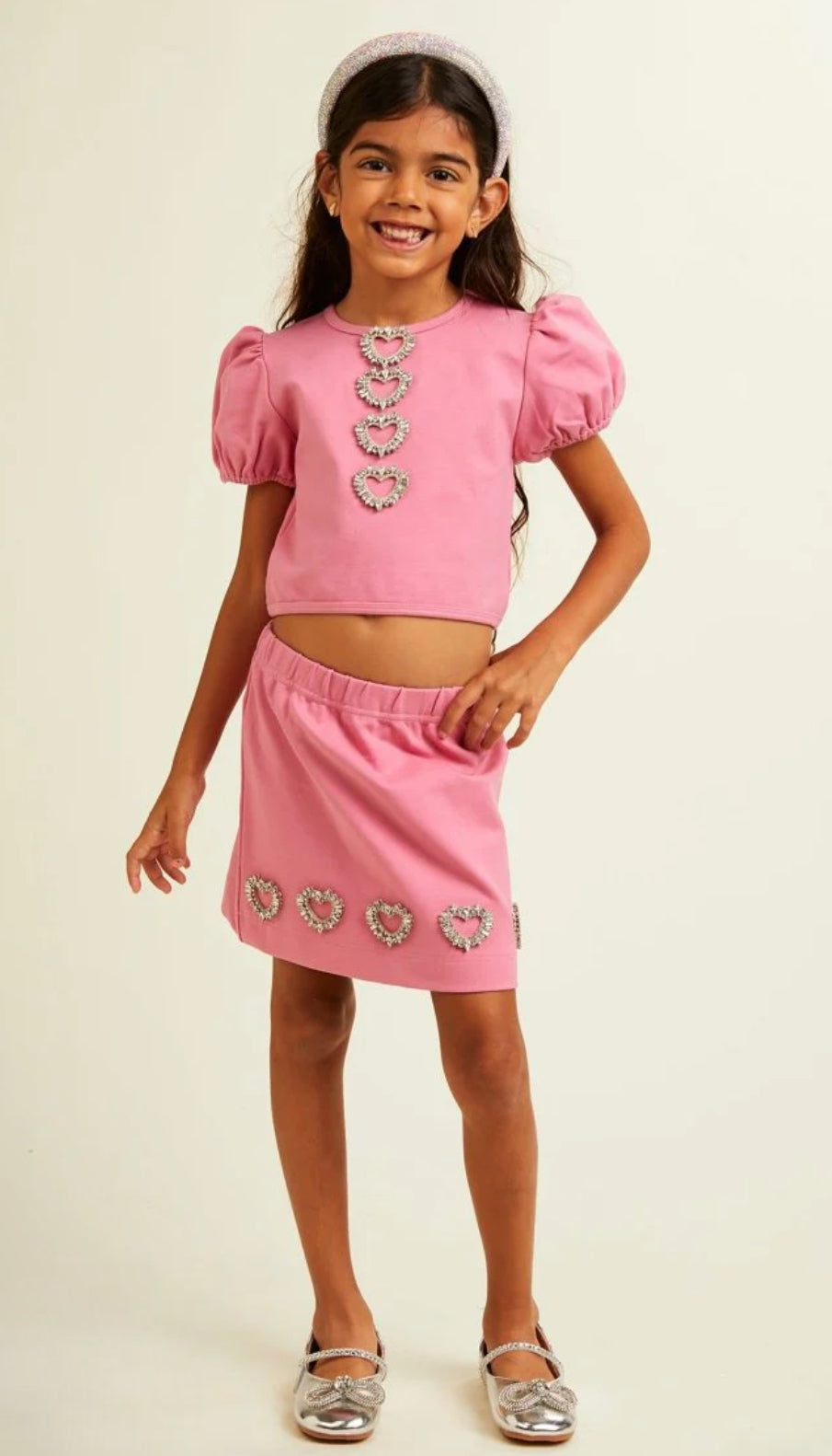 Manhattan Hearts Puff Sleeve Set