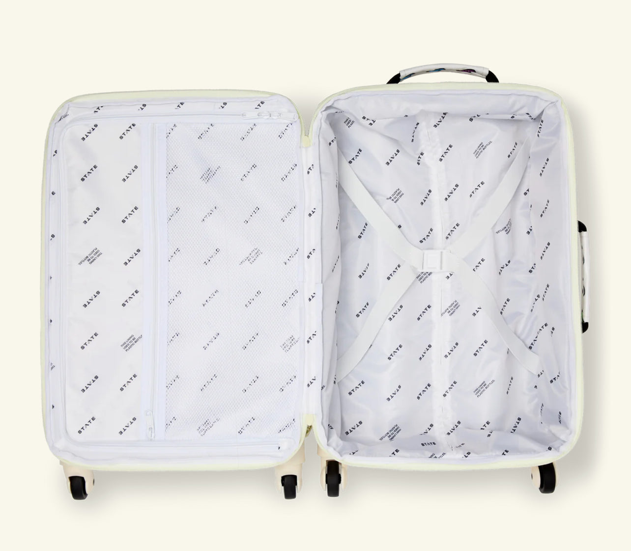 Logan Carry-On Suitcase Rainbow Hearts