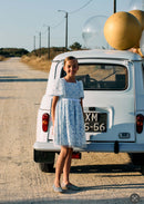 White/Blue Girl Dress