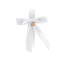 Side Bow Headband - White