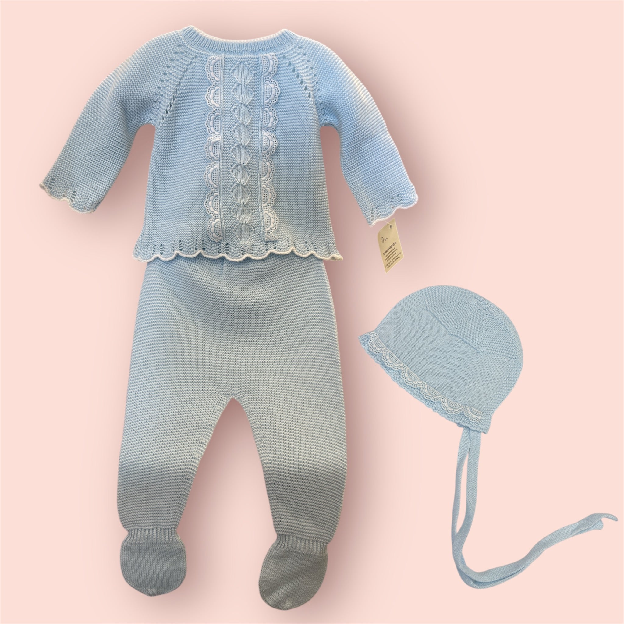 Light Blue Knit Set