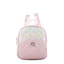 Metallic Quilted Micro Backpack