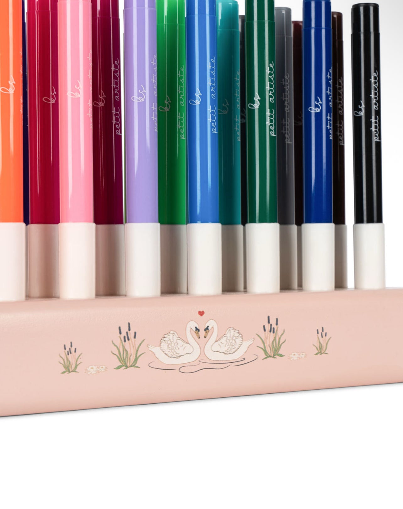 Markers In Wooden Block 24 PCs