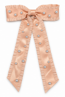 Blush Pearl Ribbon Bow