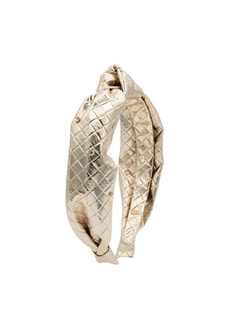 Crystallized Galaxy Knot Headband - Gold
