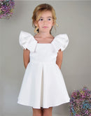 Beige Laced Dress