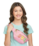 Fashion Bum Bag With Patches