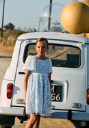 White/Blue Girl Dress