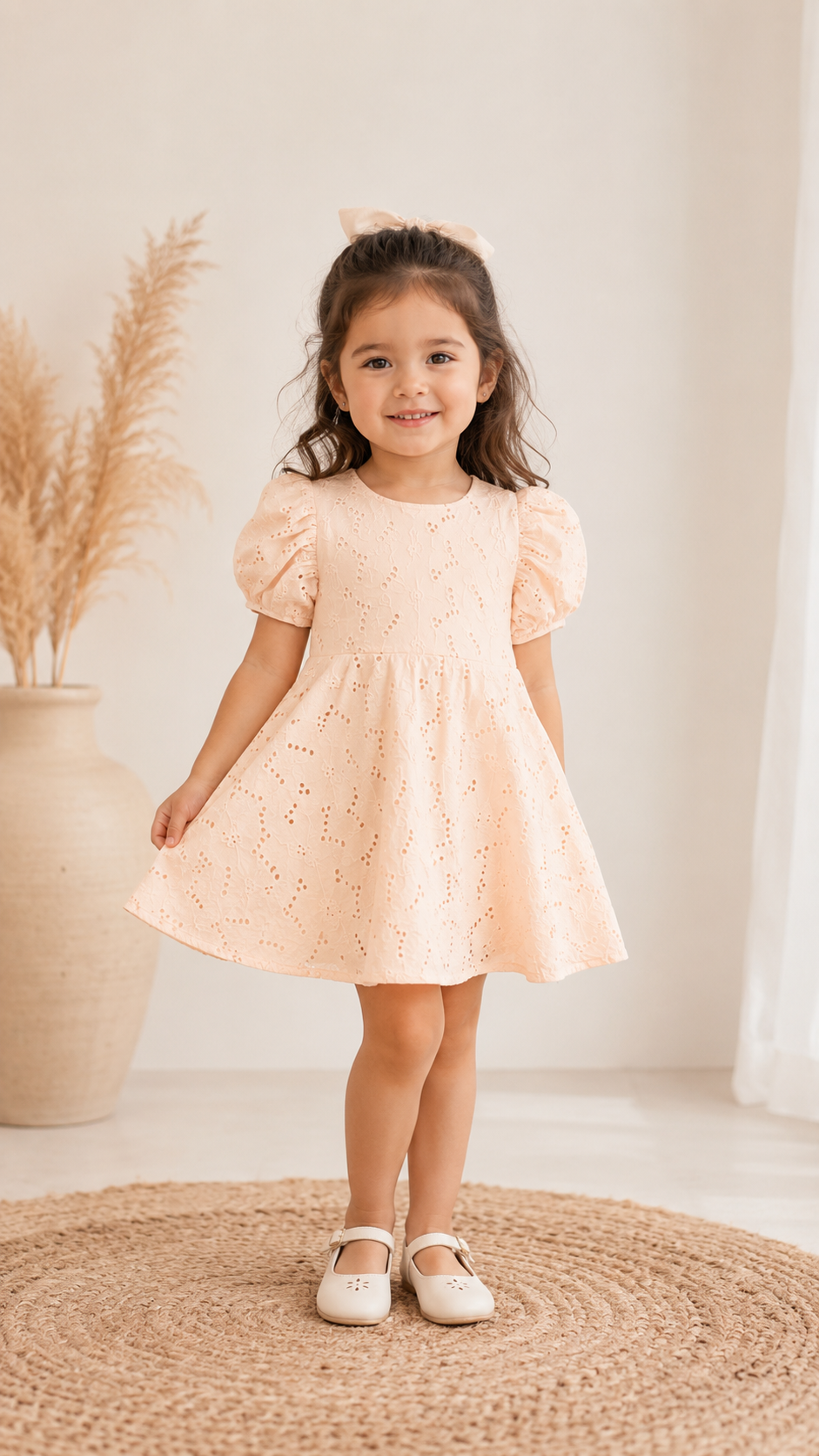Glaise Dress Gots Creole Pink