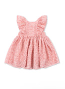 Ally Flower Dress - Pink