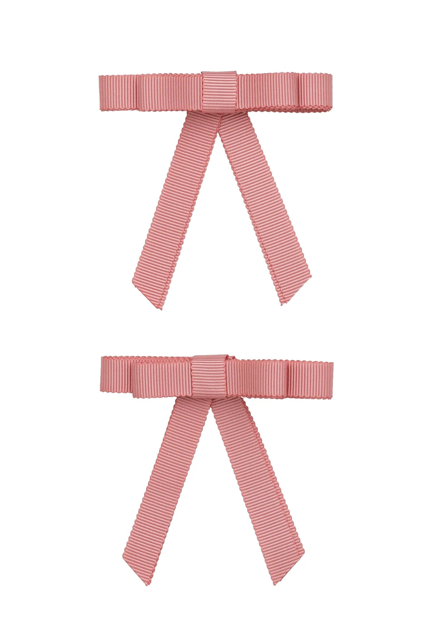 Grosgrain Bow Clip Set - Sweet Nectar