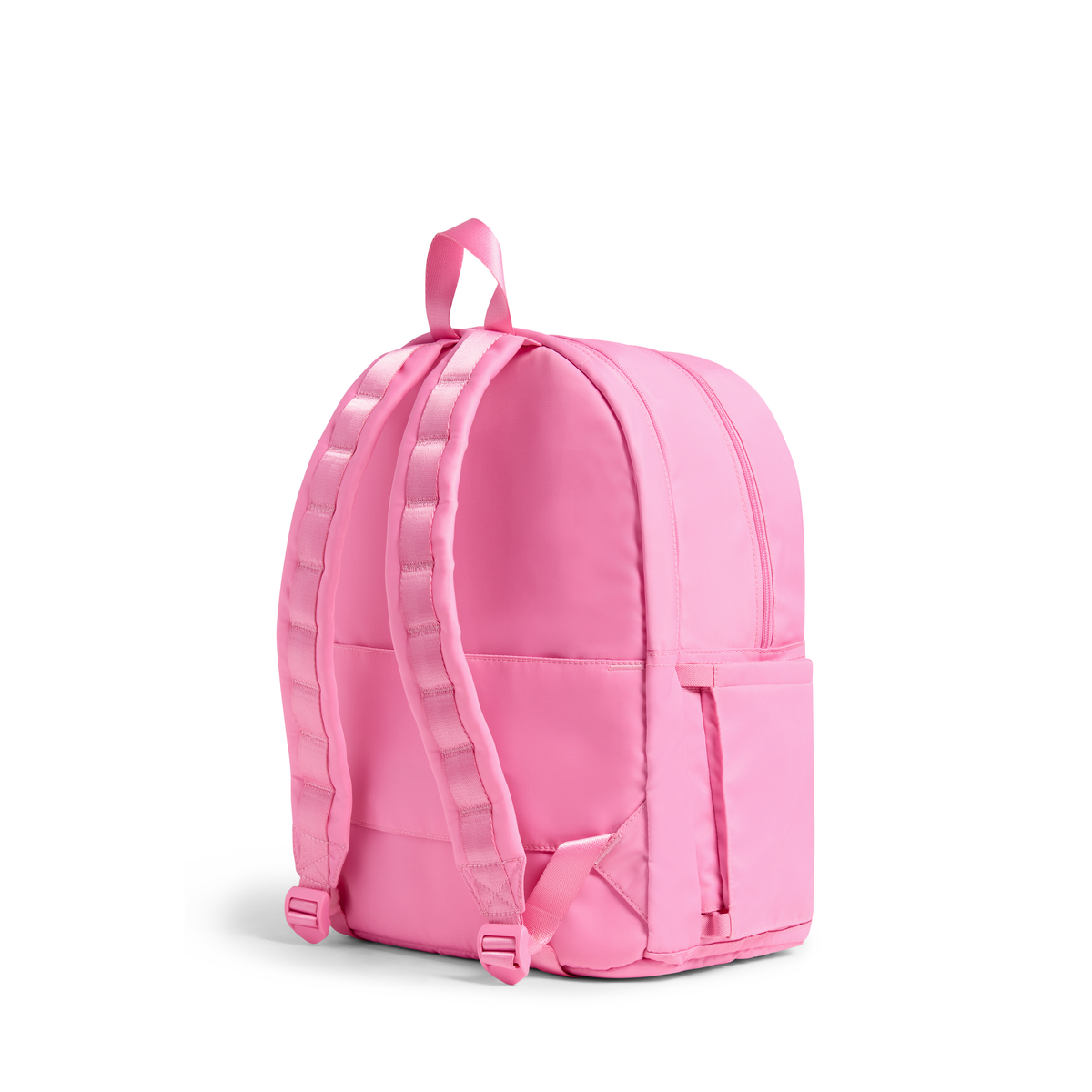 Nylon Kane Double Pocket Backpack Pink