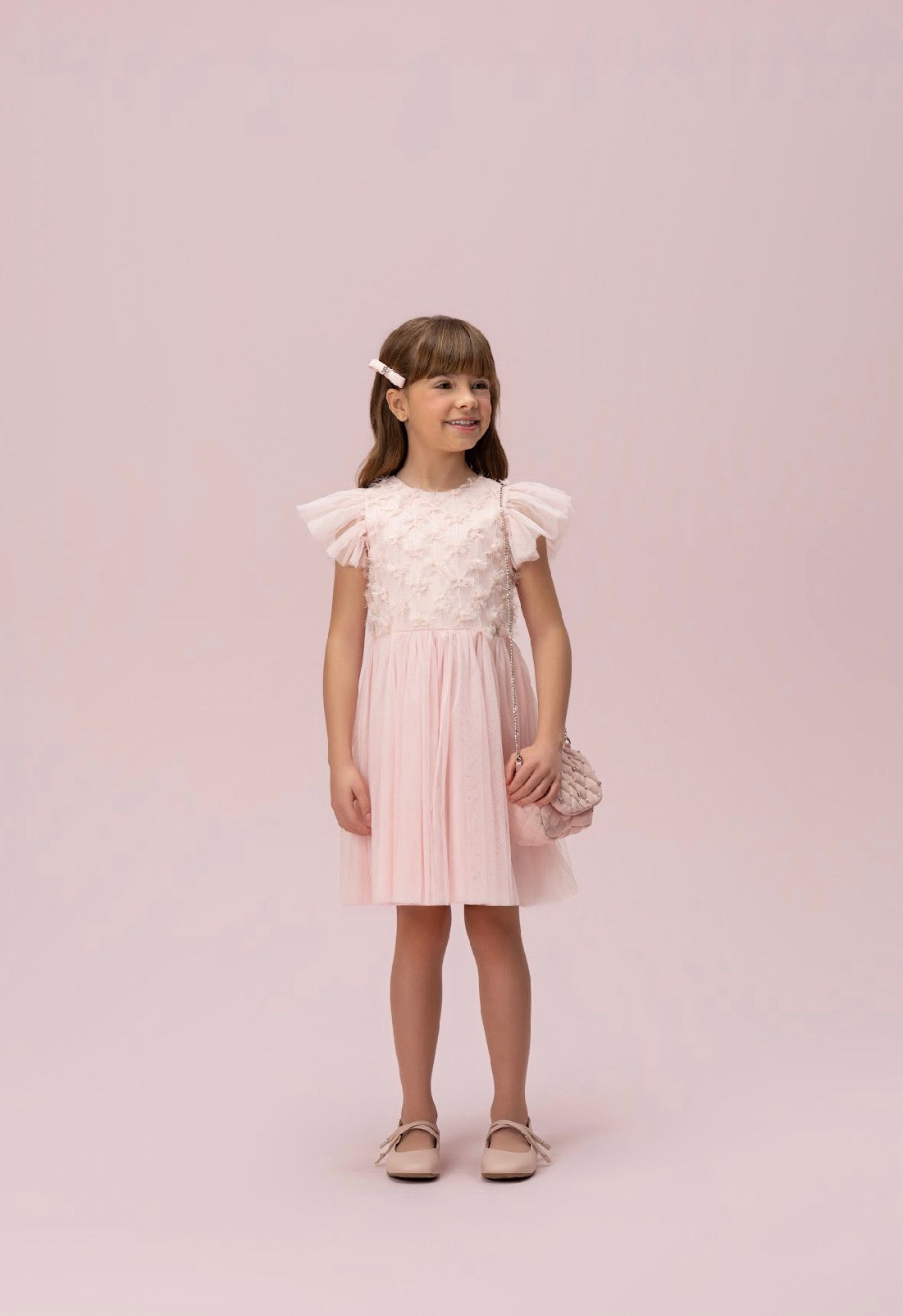 Tulled Pink Dress