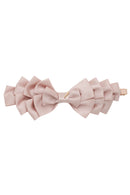 Pleated Ribbon Satin Wrap - Vanilla