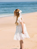 Beige Floral Dress