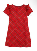 Tartan Plaid Red Dress