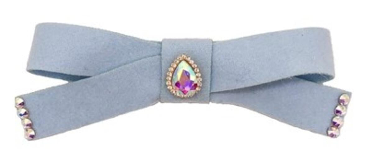 Jeweled Bow - Blue