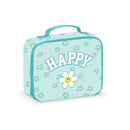 Daisy Happy Aqua Canvas Lunch Box