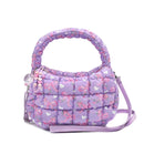 Scrunch Bow Crossbody - Lila