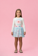 Printed Light Blue Set