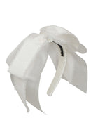 Primrose Bow Headband - White