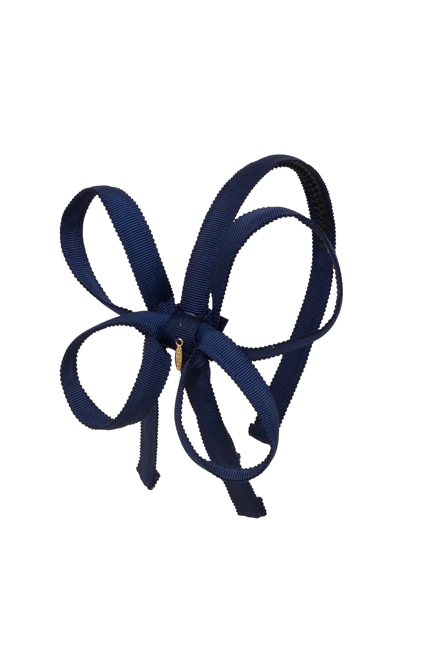 Orchid Butterfly Bow - Navy