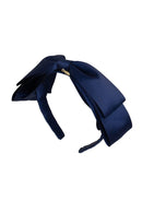 Heather Satin Headband - Navy