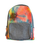 Tie Dye Neon Denim Backpack
