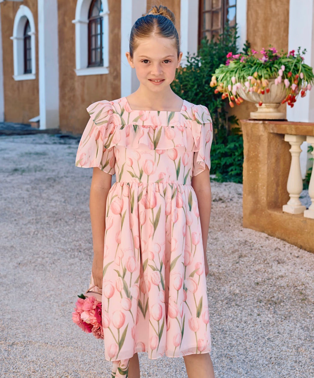 Tulips Beauty Printed Dress