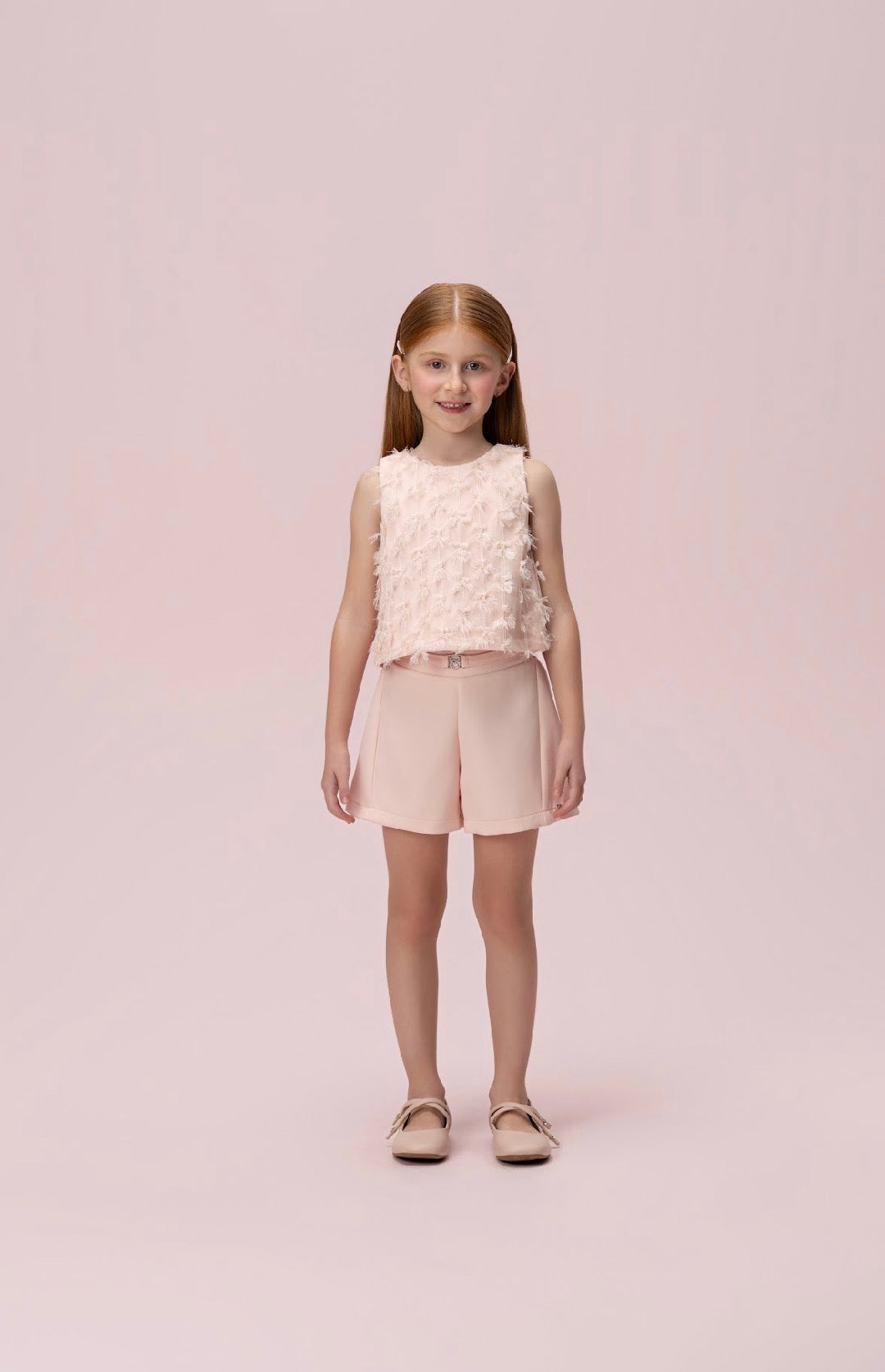 Light Pink Short Set