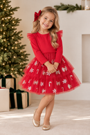 Peppermint Swirl Sequin Dress