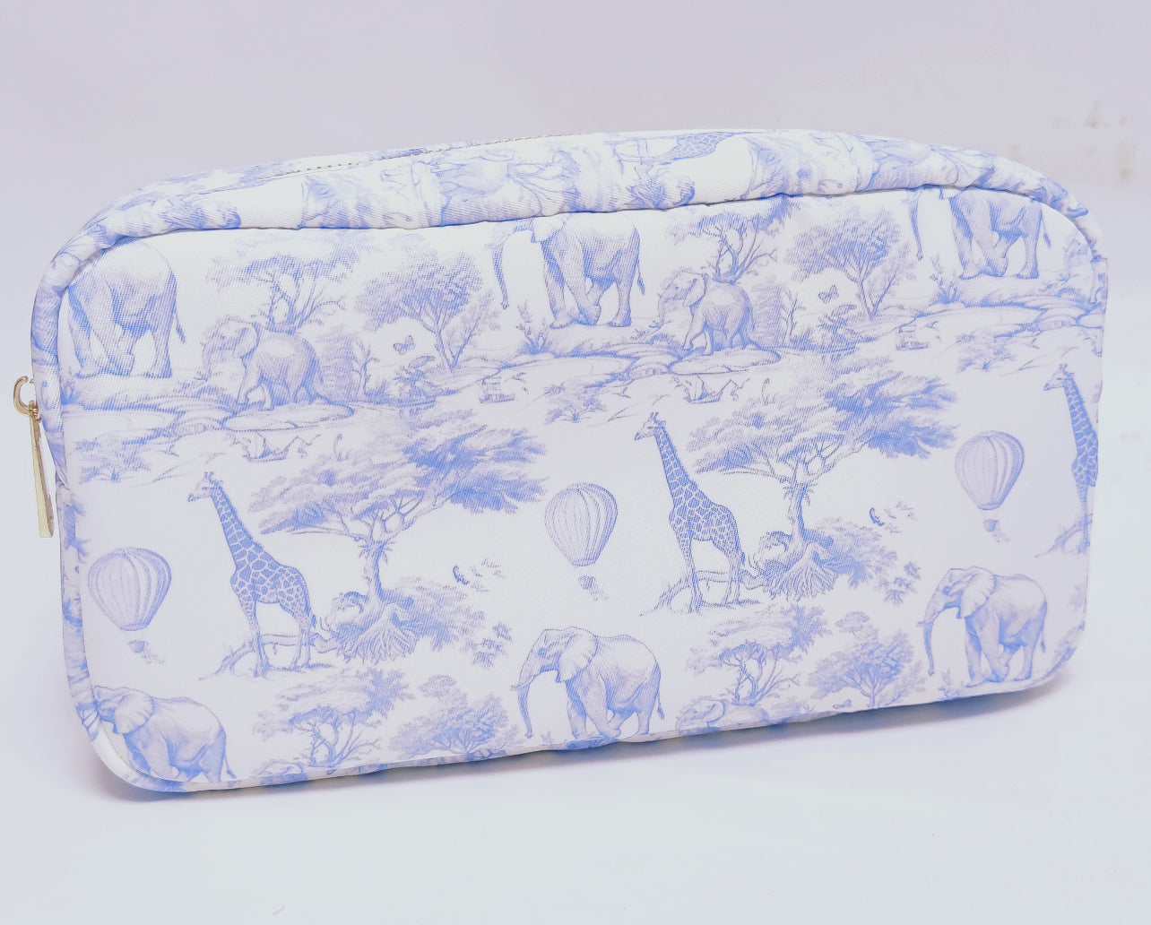 Blue Toile Print