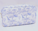 Blue Toile Print