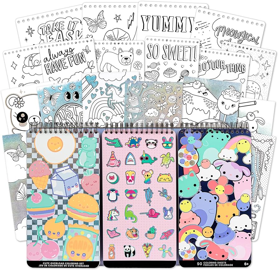 Cute Overload Coloring Set
