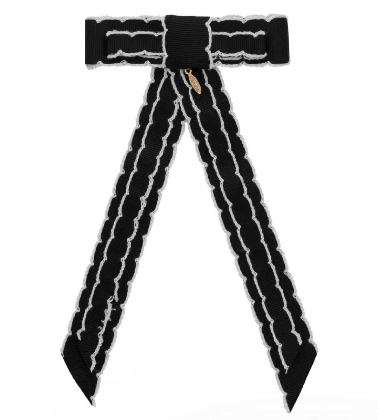Rebecca Moonstitch Clip - Navy y Negro