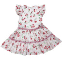 Cherry Stripe Twirl Dress