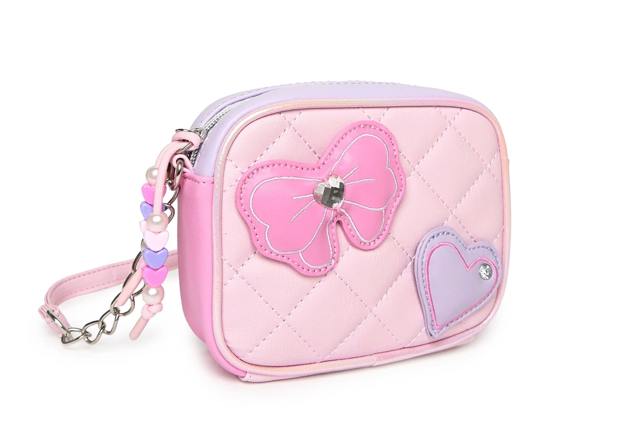 Bow Quilted Applique Crossbody
