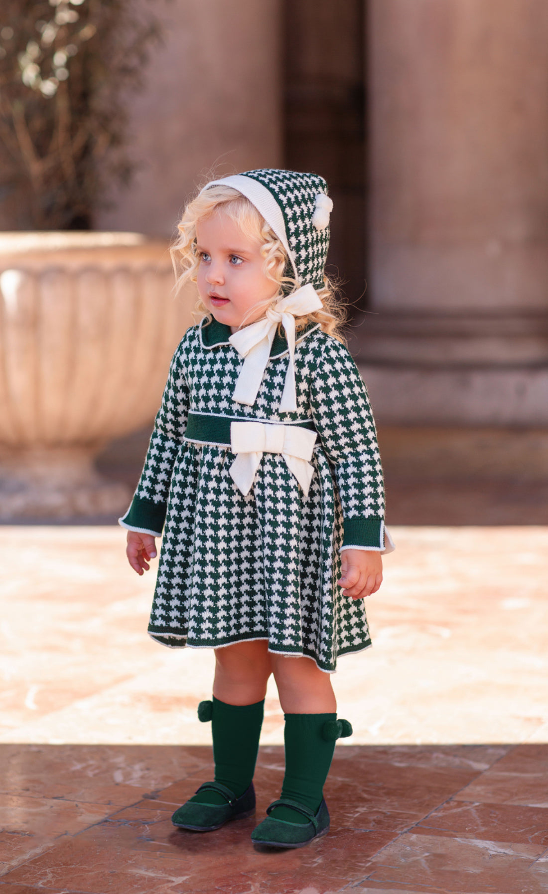 Christmas Green Baby Dress