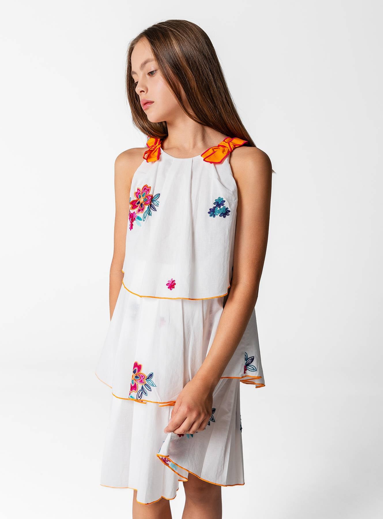 Cotton Layered Dress