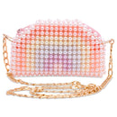 Rainbow Beaded Crossbody Bag