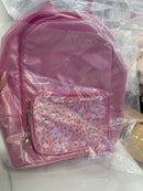 Hot Pink Sparkle Backpack