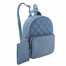 Denim Blue Mini Backpack