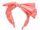 Long Satin Bow - Peach