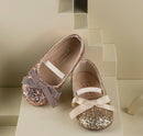 Glitter Fabric Grossgraib Bow Ballerinas