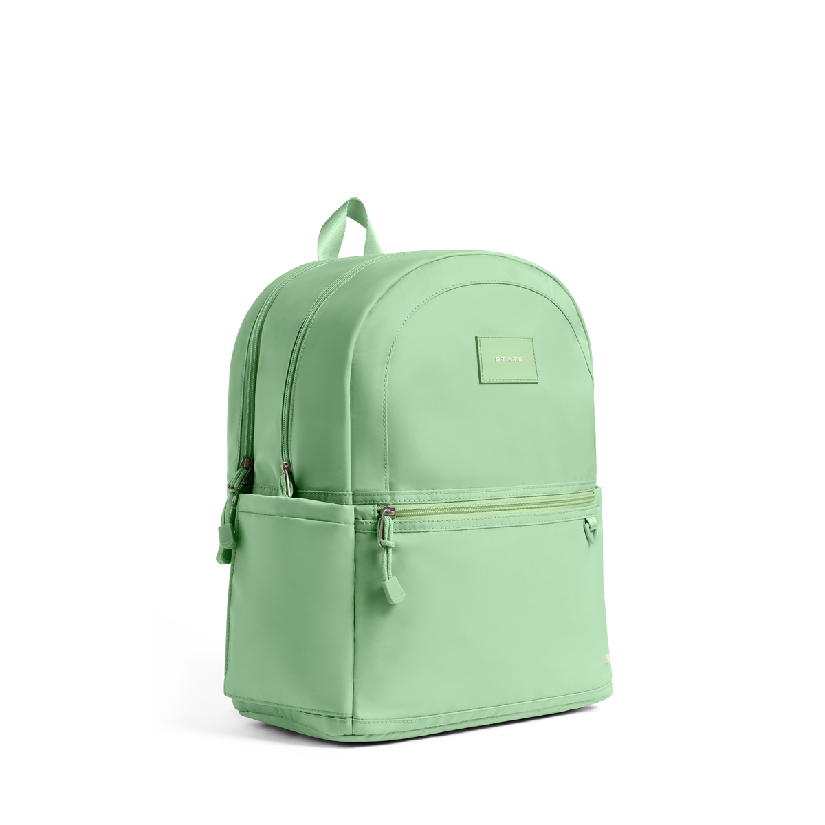 Nylon Kane Double Pocket Backpack Green