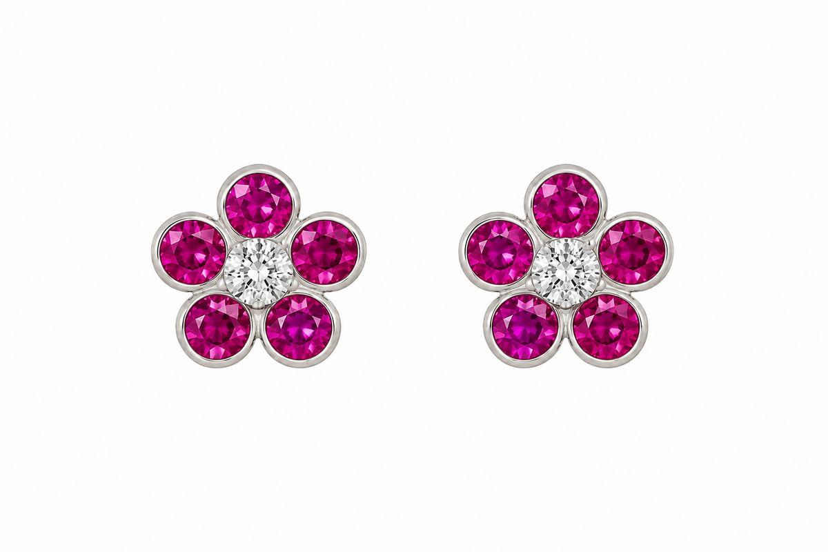 Little Hot Pink Earrings