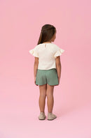 Flower & Green Short Set