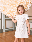 Beige Bows Dress