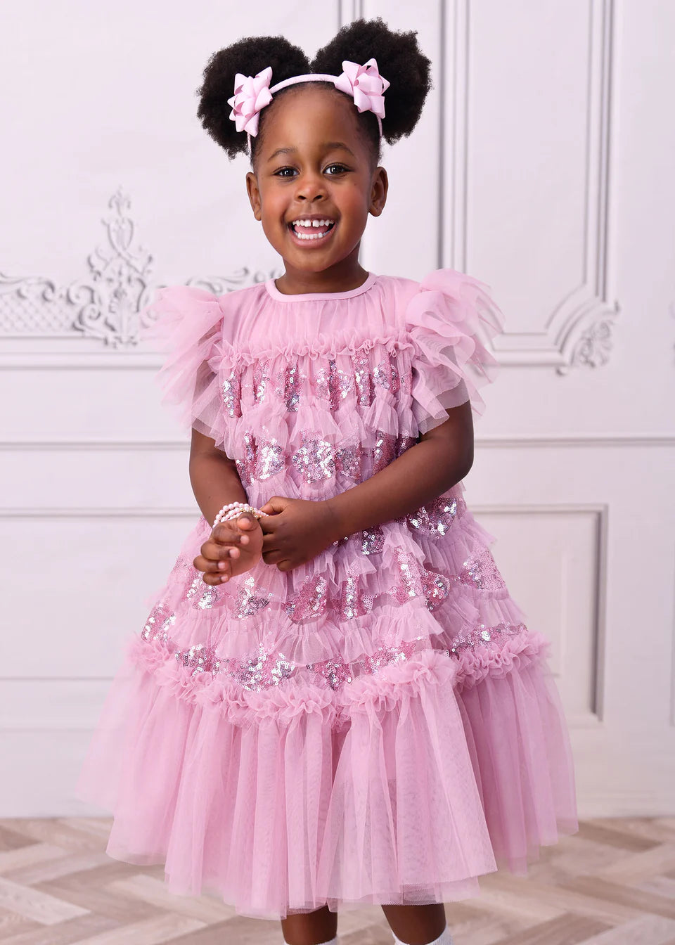 Etta Sequin Tea Rose